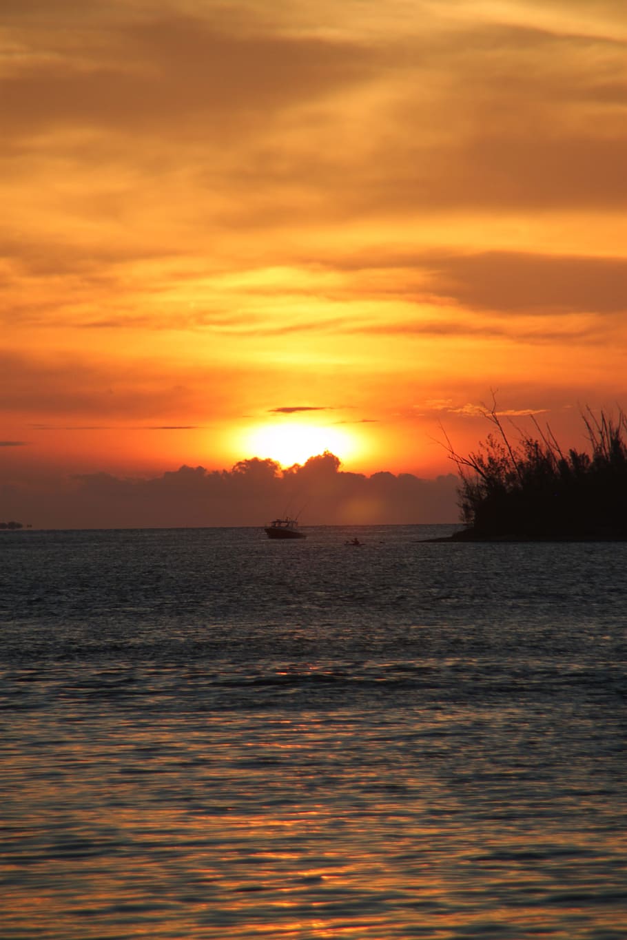 Sunset, Key, Key West, Florida, Ocean, Water, tropical, travel HD wallpaper