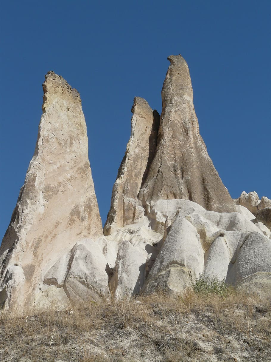 rock, tower, great, tufa, rock formations, erosion, valley of roses, HD wallpaper