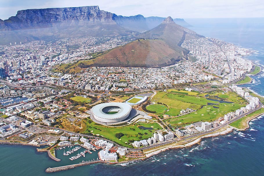 Cape Town, helicopter, ride, flight, exciting, adventure, city view HD wallpaper