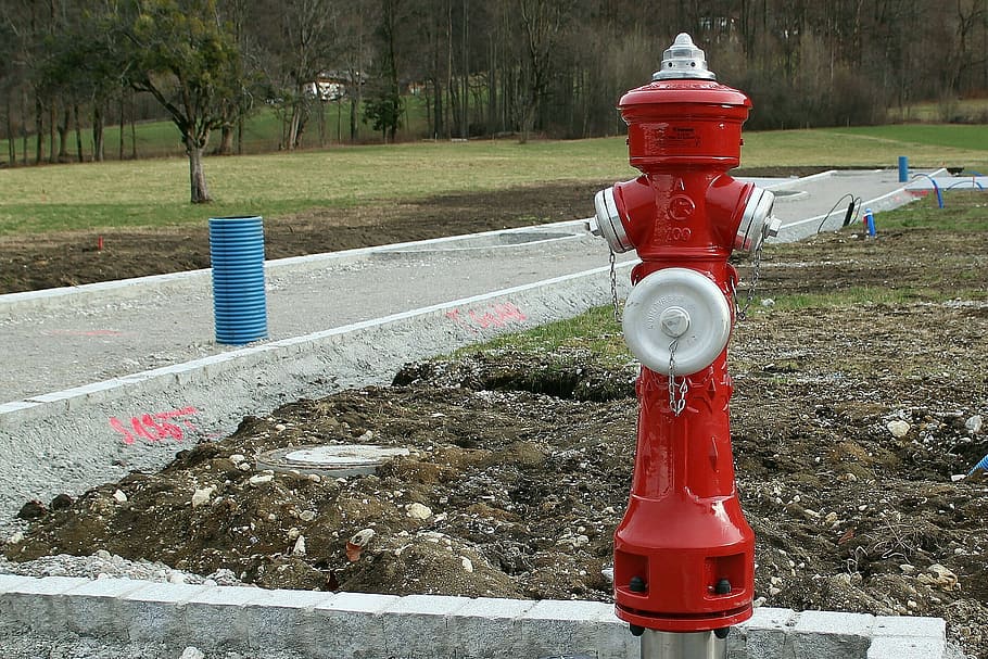hydrant, water, metal, red, fire, delete, fire delete, fire fighting HD wallpaper