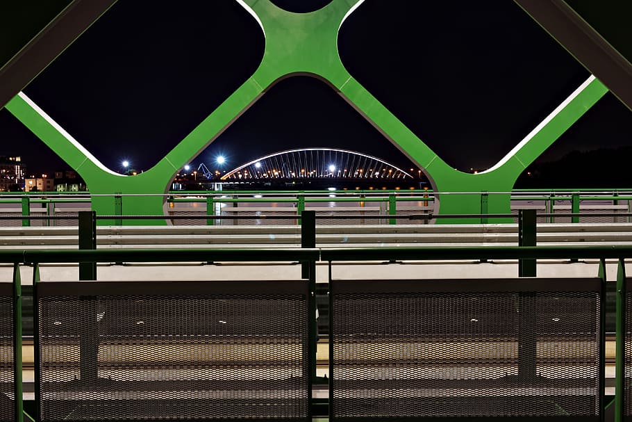 bridge, bratislava, danube, river, in the evening, slovakia HD wallpaper