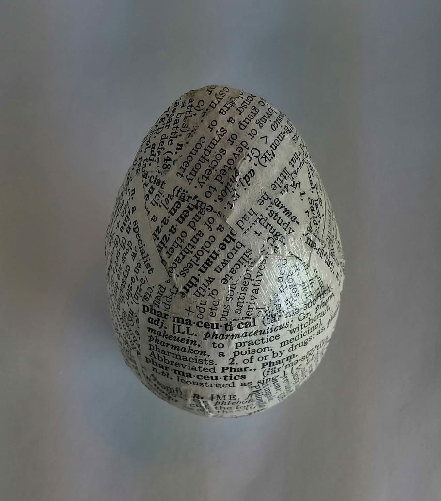 Egg, Text, Decoupage, Holiday, Easter, craft, no people, close-up, HD wallpaper