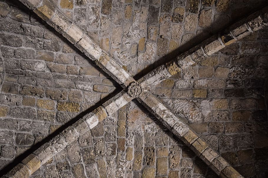 Ceiling, Stone, Cyprus, Kiti, panagia angeloktisti, unesco world heritage HD wallpaper
