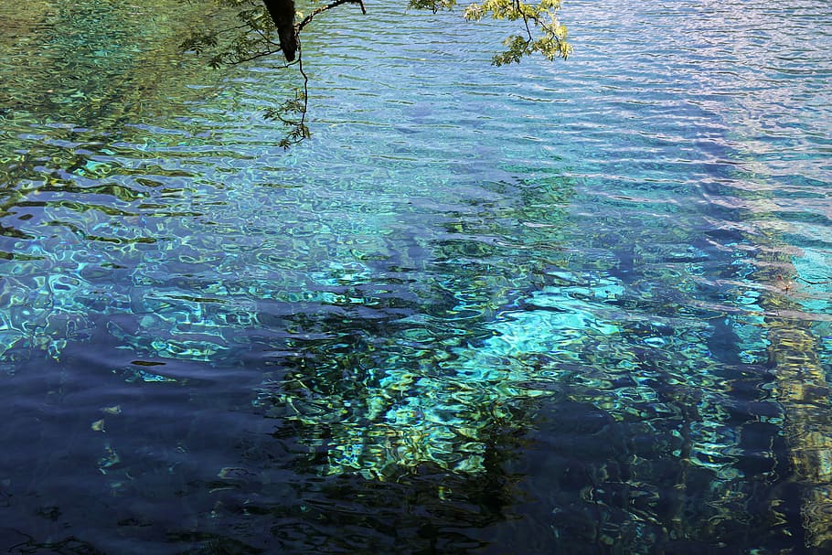 Wave, Wood, crystal clear, full frame, backgrounds, reflection HD wallpaper