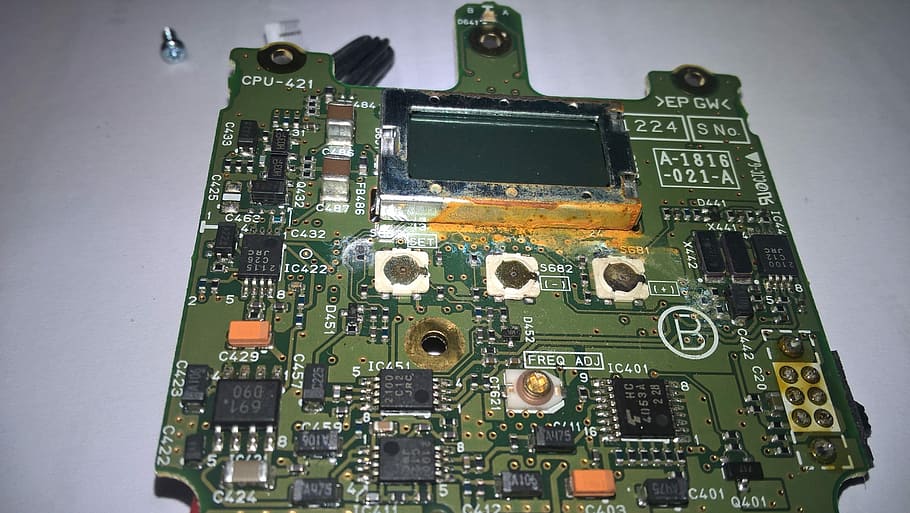 Panel, Bad, Rust, Motherboard, Old, cpu card, technology, circuit board HD wallpaper
