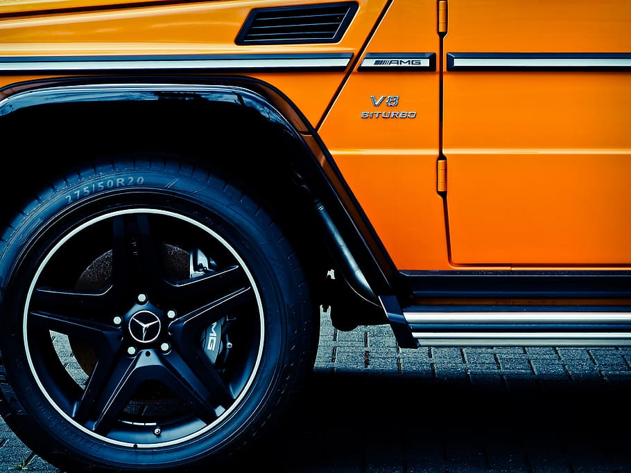 Mercedes Benz Black 5 Spoke Car Wheel, auto, automobile, automotive, HD wallpaper