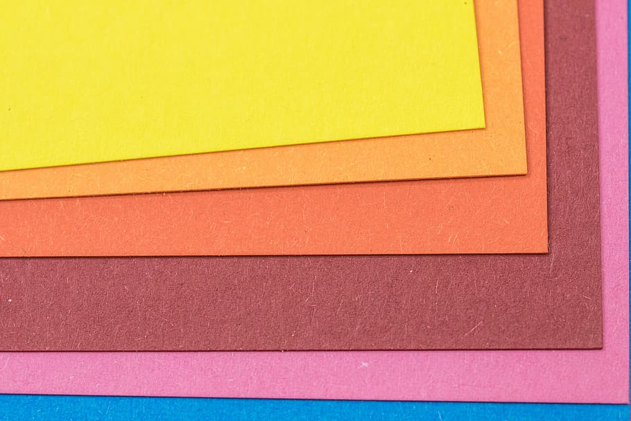 person taking photo of assorted-color empty papers, structure HD wallpaper
