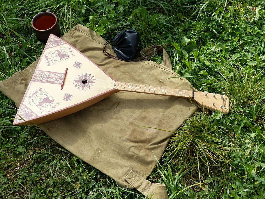 balalaika, musical instrument, plucked string instrument, russia