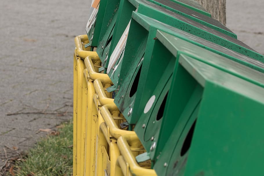 Garbage Can, Container, waste separation, disposal, waste disposal HD wallpaper