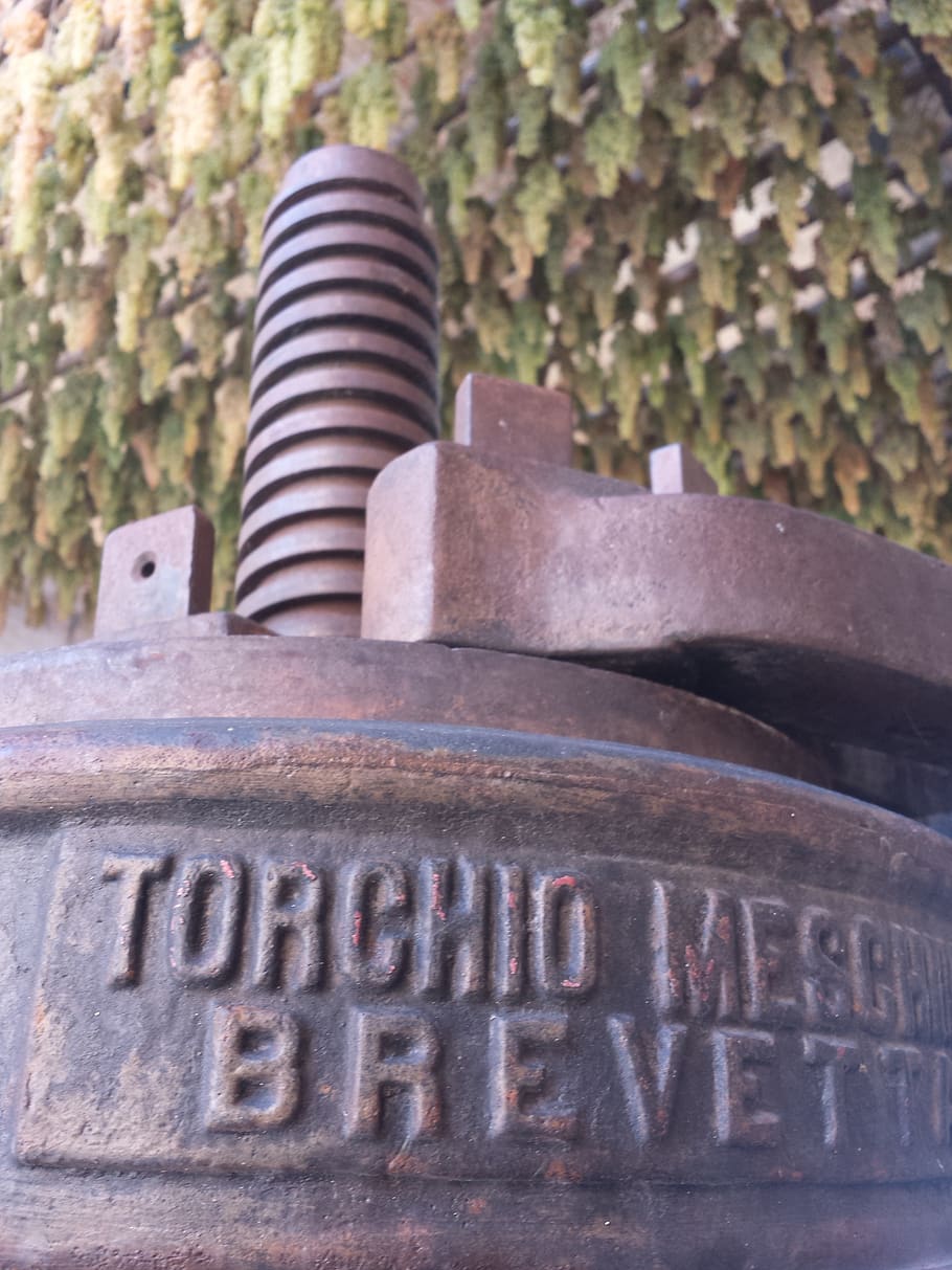 iron, old, grape press, thread, old device, text, metal, no people HD wallpaper