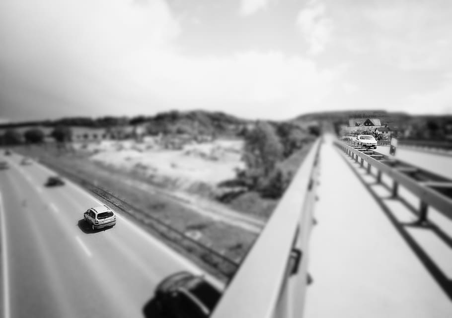 highway, streets, autos, traffic, vehicles, drive, sky, nature HD wallpaper