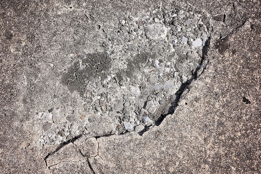concrete, stone, cracks, cracked, weathered, background, texture HD wallpaper