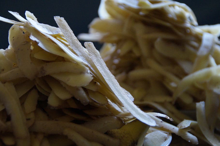 Potato Skins, Shells, Garbage, Waste, peeled, potato peeler HD wallpaper