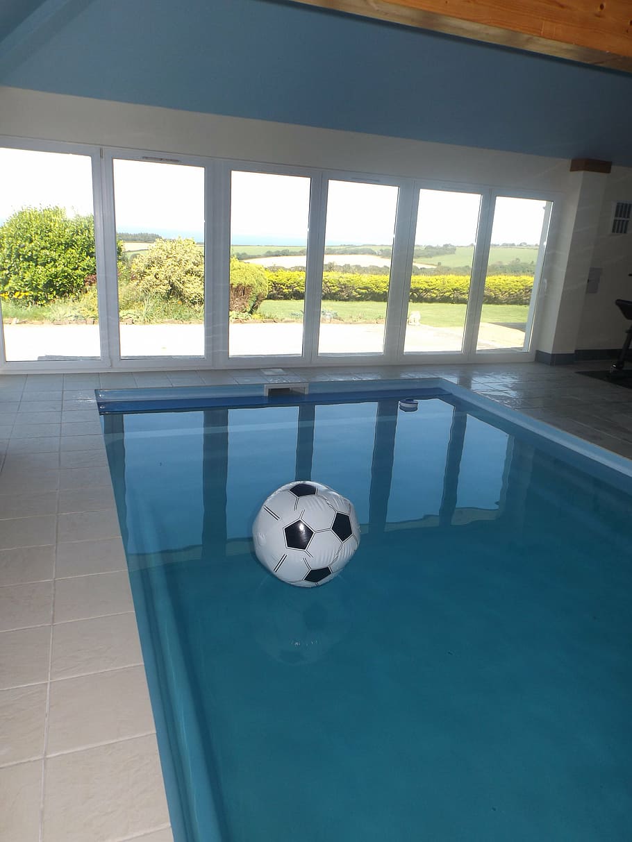 pool, devon, swimming, waves, seaside, water, swimming pool HD wallpaper