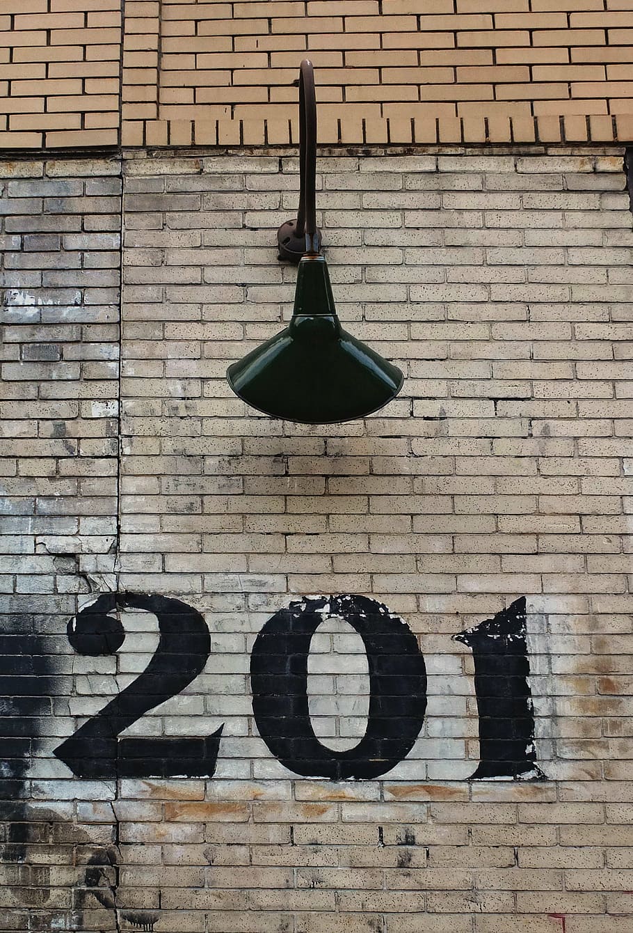 stencil, new york, number, wall, wall - building feature, brick HD wallpaper