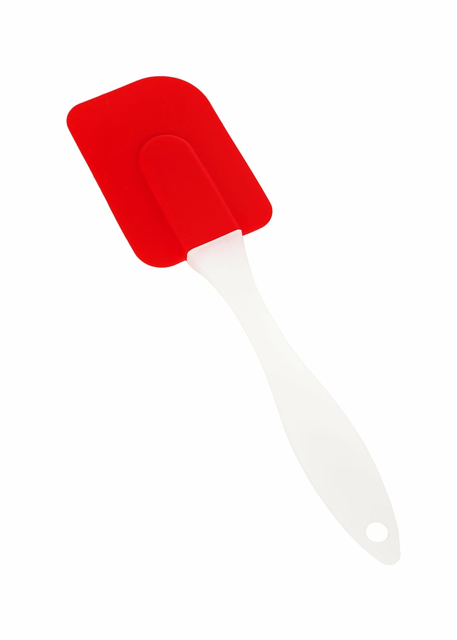 kitchen accessories, blade, silicone, white background, red HD wallpaper