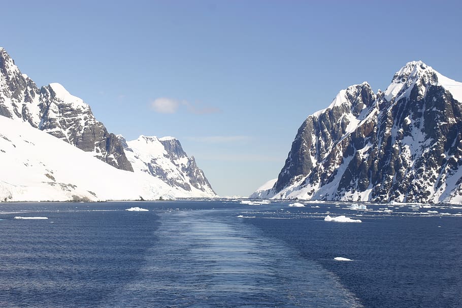 antarctica, pass, adventure, cold temperature, water, mountain HD wallpaper