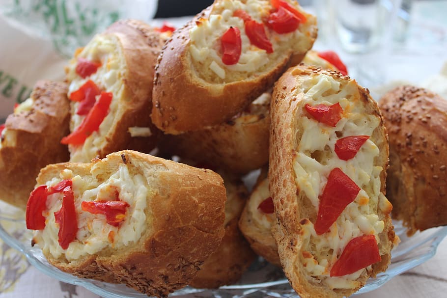 breakfast, bread, roasted bread, food and drink, freshness HD wallpaper