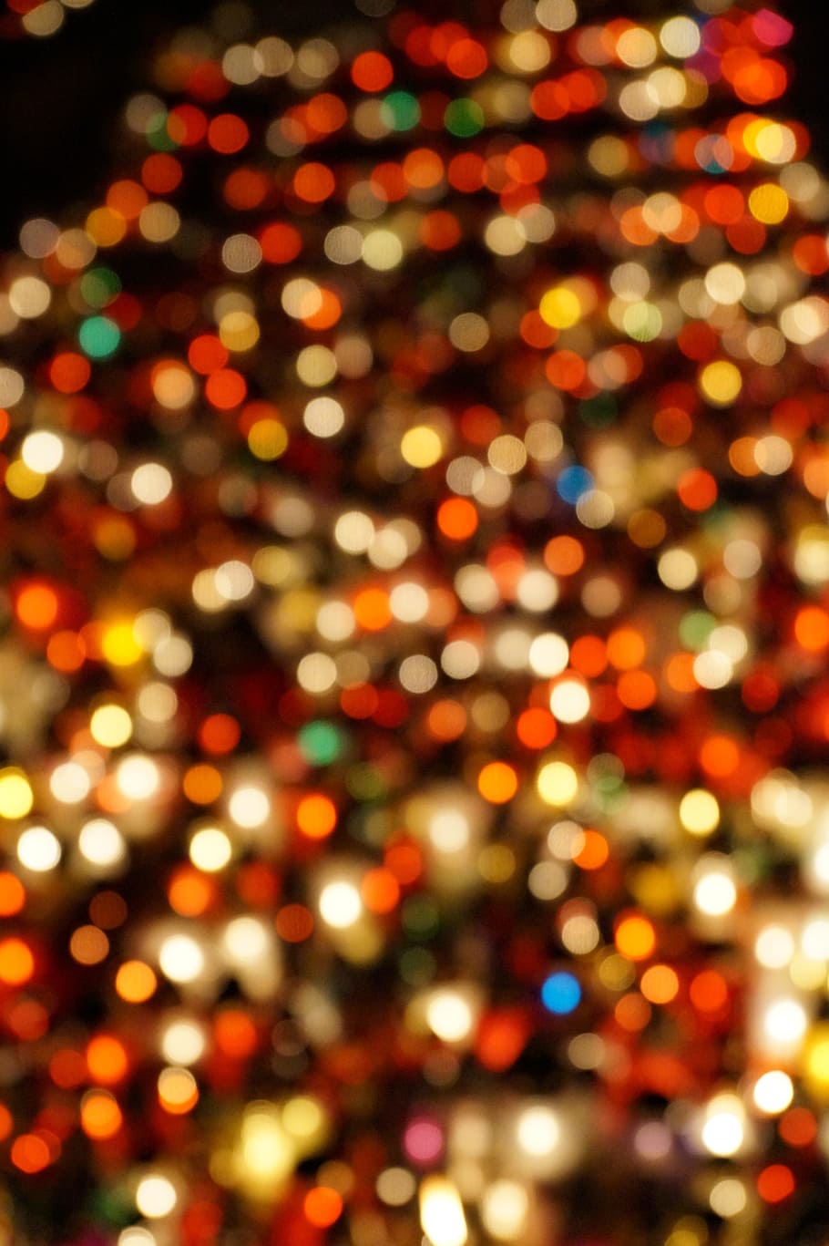 bokeh photography, Blur, Lights, Candles, All Saints Day, abstraction, HD wallpaper