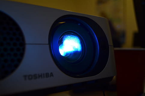 gray Toshiba projector, Presentation, Light, Training, lecture HD wallpaper