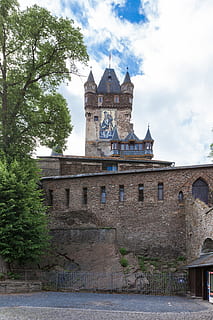 castle, cochem, middle ages, historically, architecture, built structure HD wallpaper