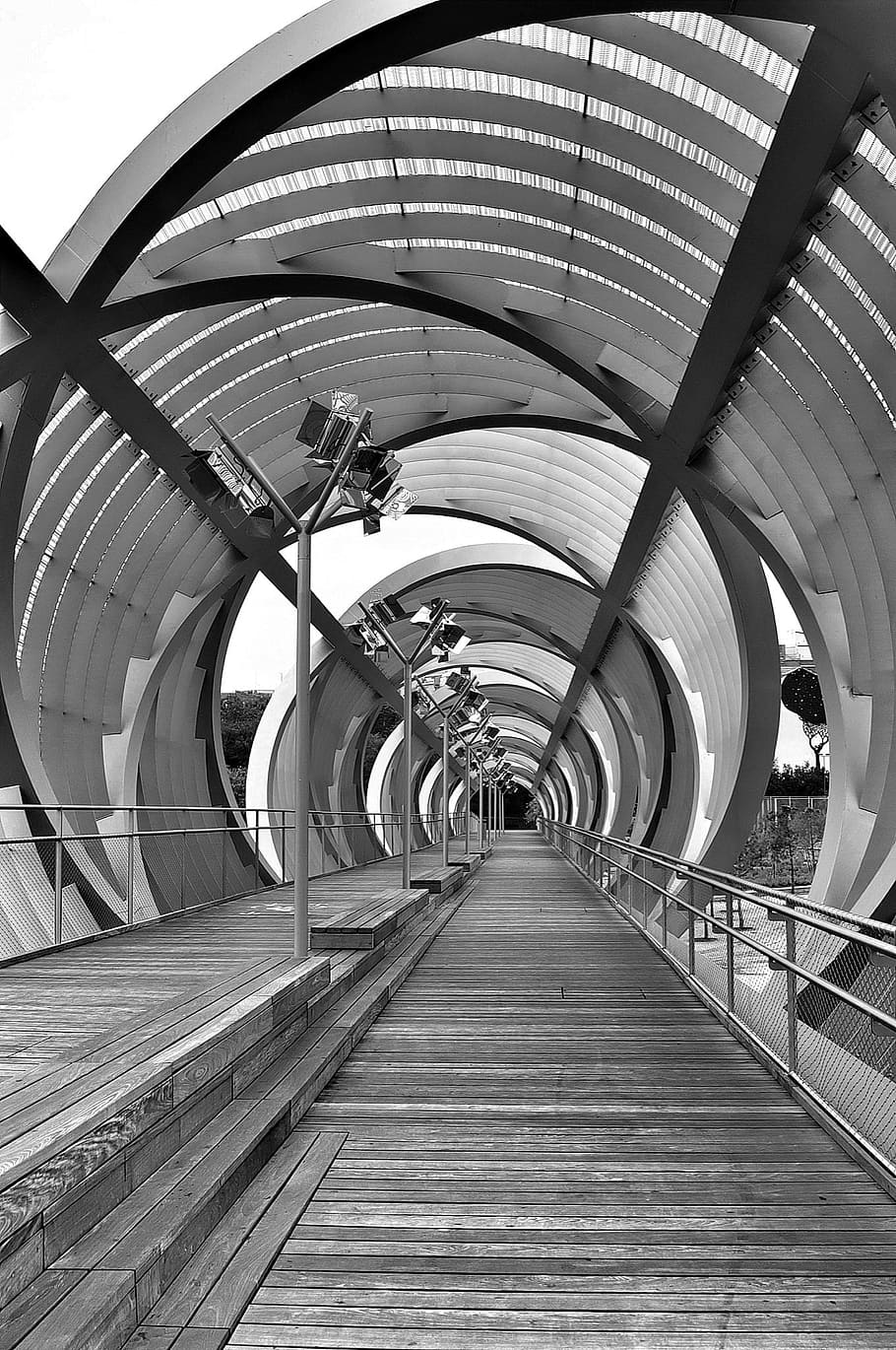 madrid bridge structure, river, arganzuela, architecture, built structure HD wallpaper