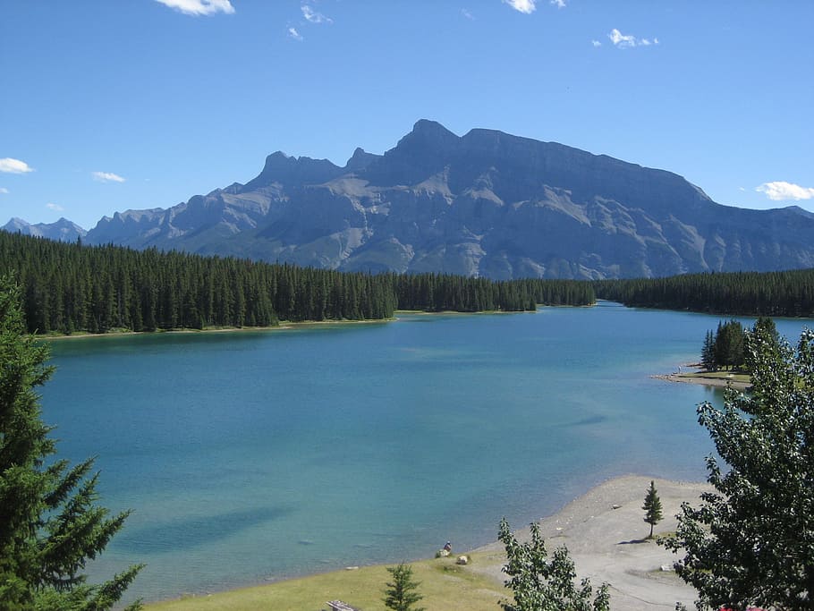 canada, lake, landscape, beauty in nature, scenics - nature HD wallpaper
