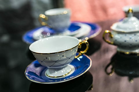 Collection of fancy tea cups, elegant, design, teapot, tea - Hot Drink HD wallpaper