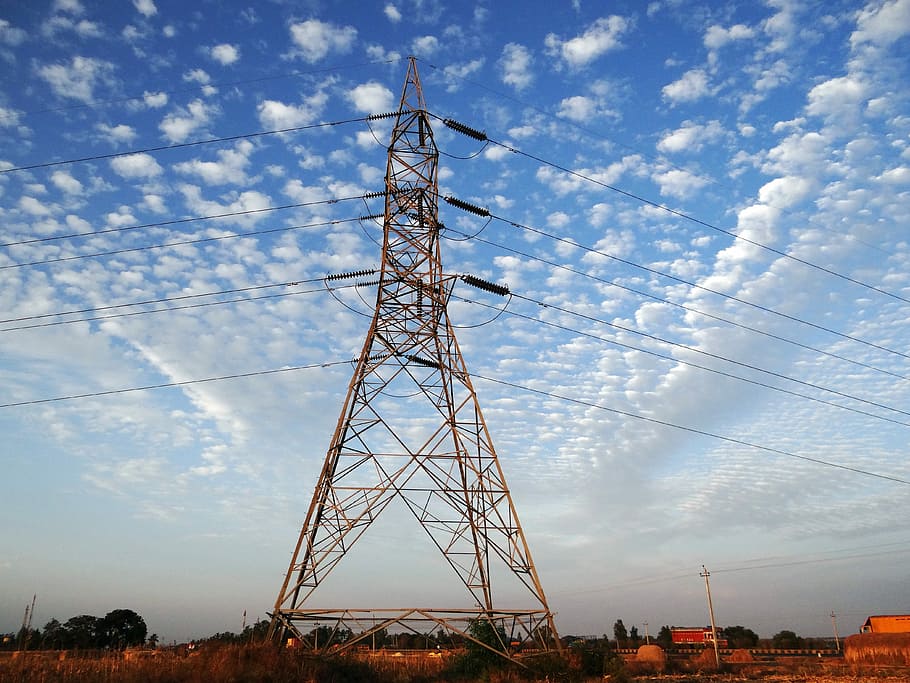 Electric Power, Power, Pylon, High Voltage, electric tower