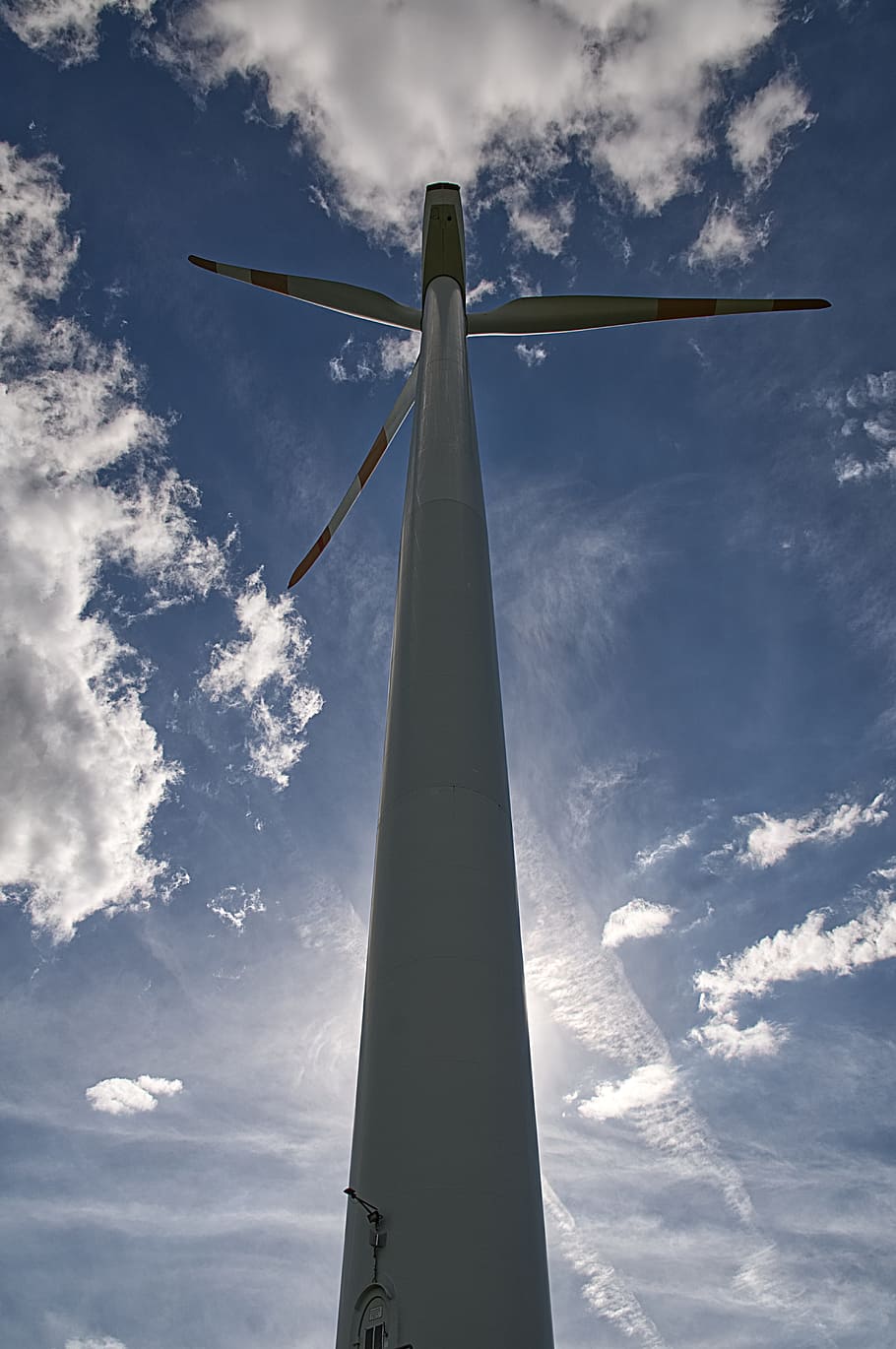sky, wind, technology, energy, wind power, low angle view, cloud - sky HD wallpaper