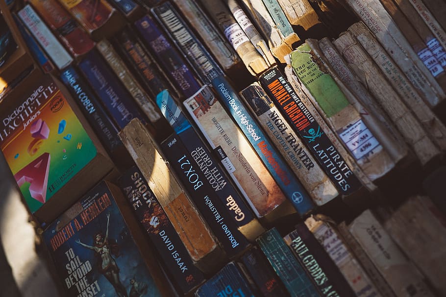 books, library, novel, knowledge, school, large group of objects HD wallpaper