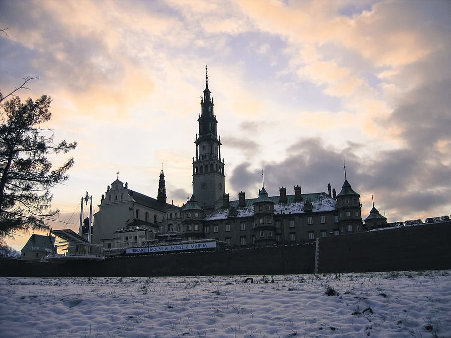 building, germany, snow, monument, europe, tower, berlin, construction HD wallpaper