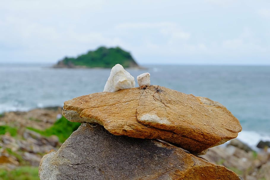koh samet, stone strong, falling, sea, nature, rock - Object HD wallpaper