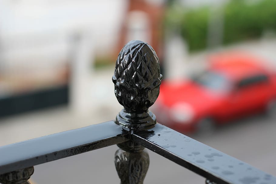 Water, Time, Damp, Window, Rail, rain, wet, raining, focus on foreground HD wallpaper