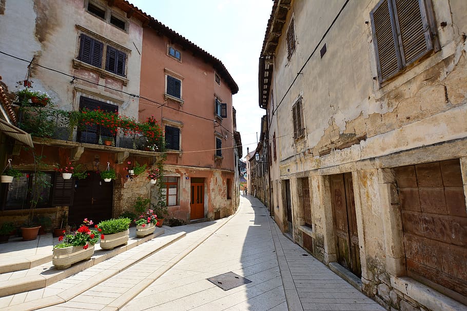 istria, old town, architecture, building, building exterior HD wallpaper