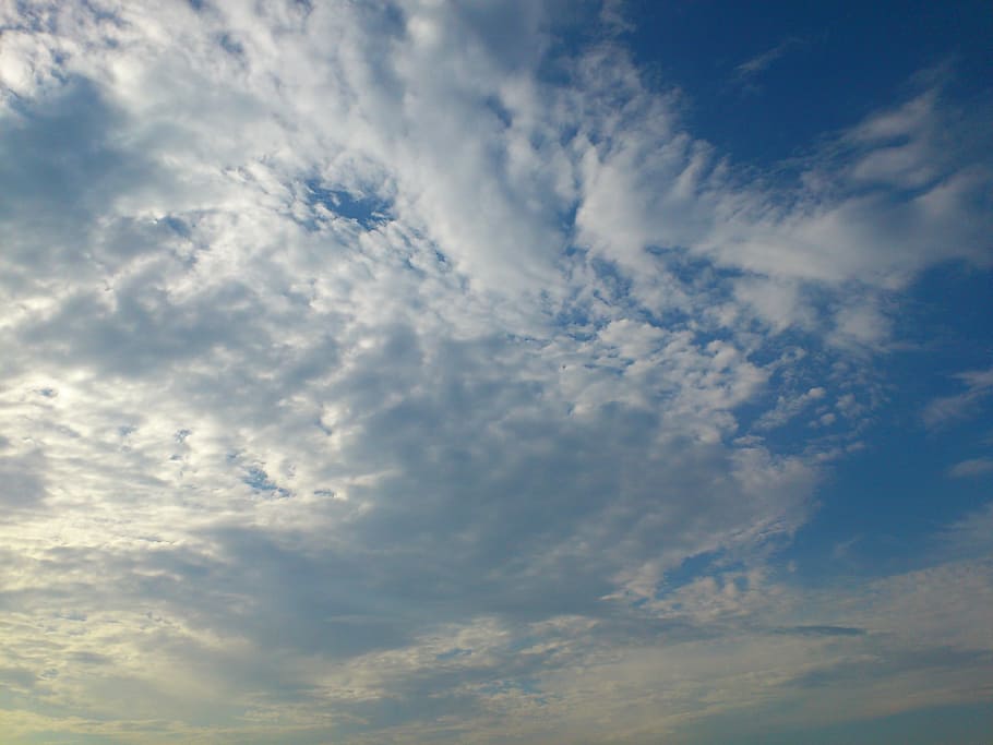 Sunset, Sky, Landscape, River, Clouds, cloud - sky, nature HD wallpaper