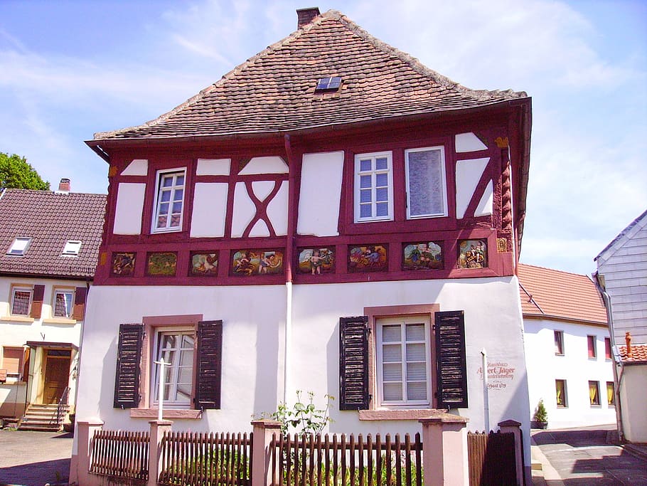 fachwerkhaus, germany, truss structure, built structure, architecture HD wallpaper