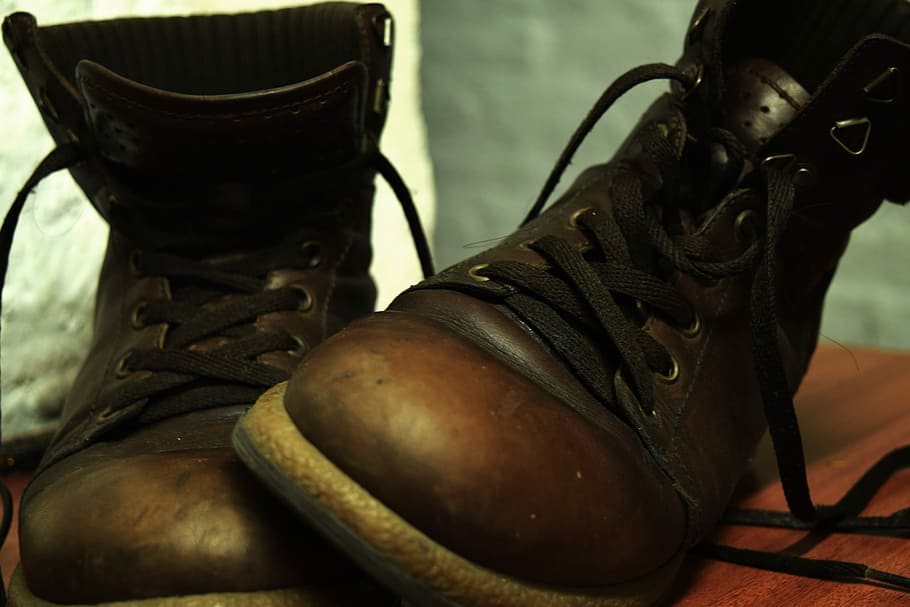 Boots, Vintage, Design, shoe, pair, no people, sport, protective workwear HD wallpaper