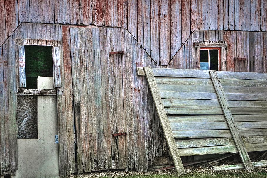 barn, rustic, barns, siding, ohio, digital art, rural, scenic HD wallpaper