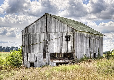 barn, rustic, barns, ohio, digital art, rural, scenic, country HD wallpaper