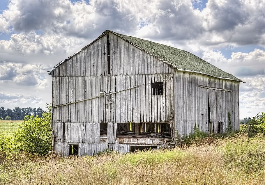 barn, rustic, barns, ohio, digital art, rural, scenic, country HD wallpaper