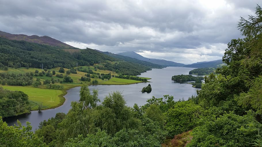 queens, view, blair, atholl, scotland, water, scenics - nature HD wallpaper