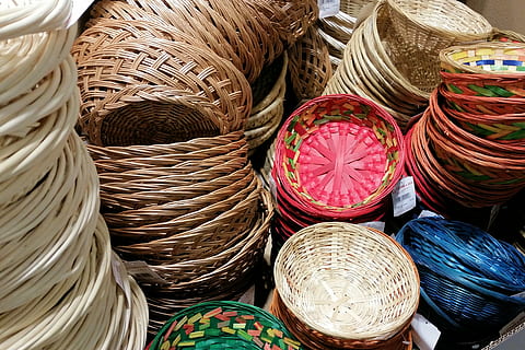 baskets, weave, wicker, woven, rattan, sell, container, choice HD wallpaper