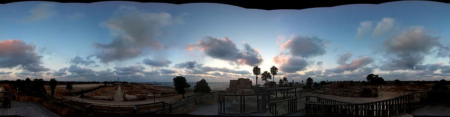 cesare, sky, clouds, nature, weather, beauty, color, view, panorama HD wallpaper
