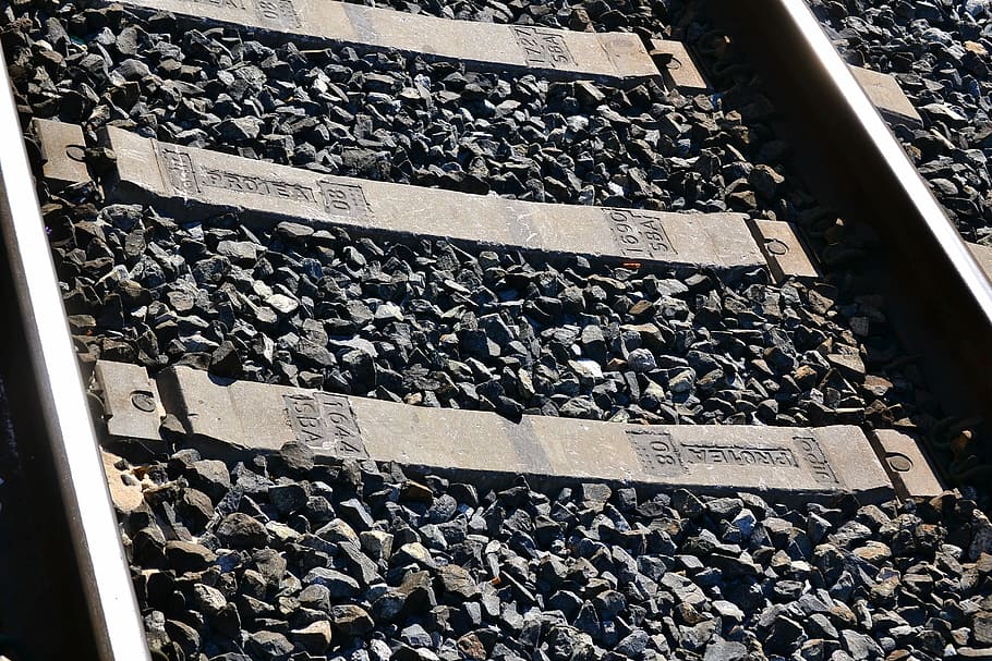 Train, Vias, Railway, industry, no people, close-up, production line HD wallpaper