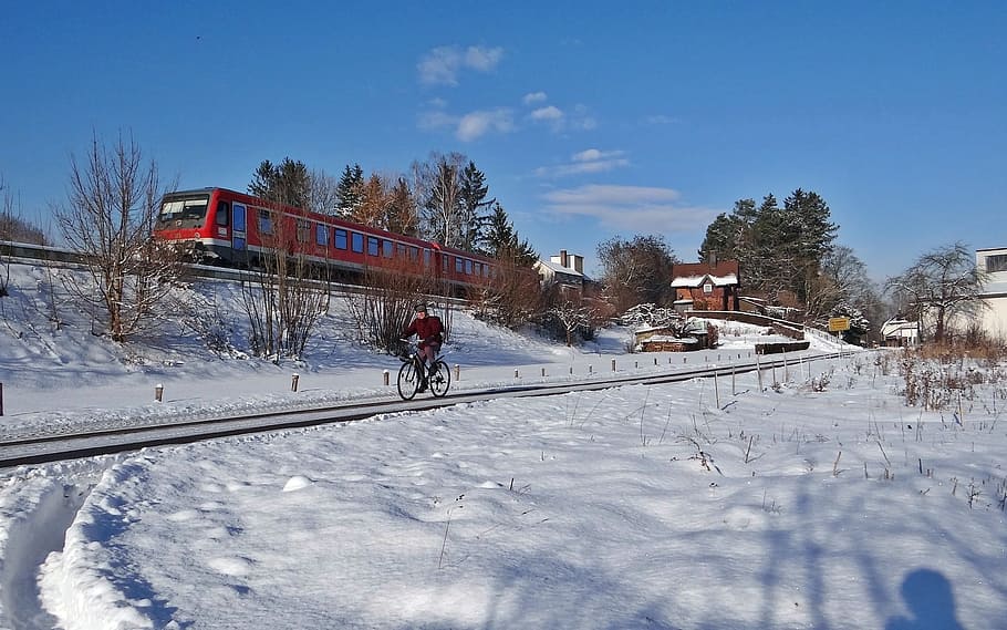 Vt, Units, Winter, vt 628 units, gerschweiler, brenz railway, HD wallpaper