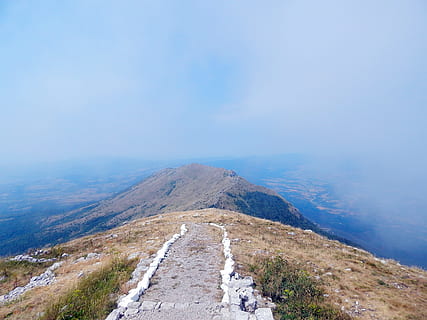 Rtanj, Mountain, Path, Hiking, hiking trail, sky, landscape HD wallpaper