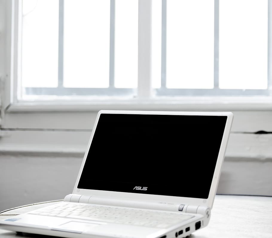 portable, computer, keyboard, window, work, high key, electronics HD wallpaper