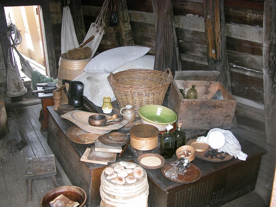 baskets, crockery, stores, history, storage, bread, biscuits HD wallpaper