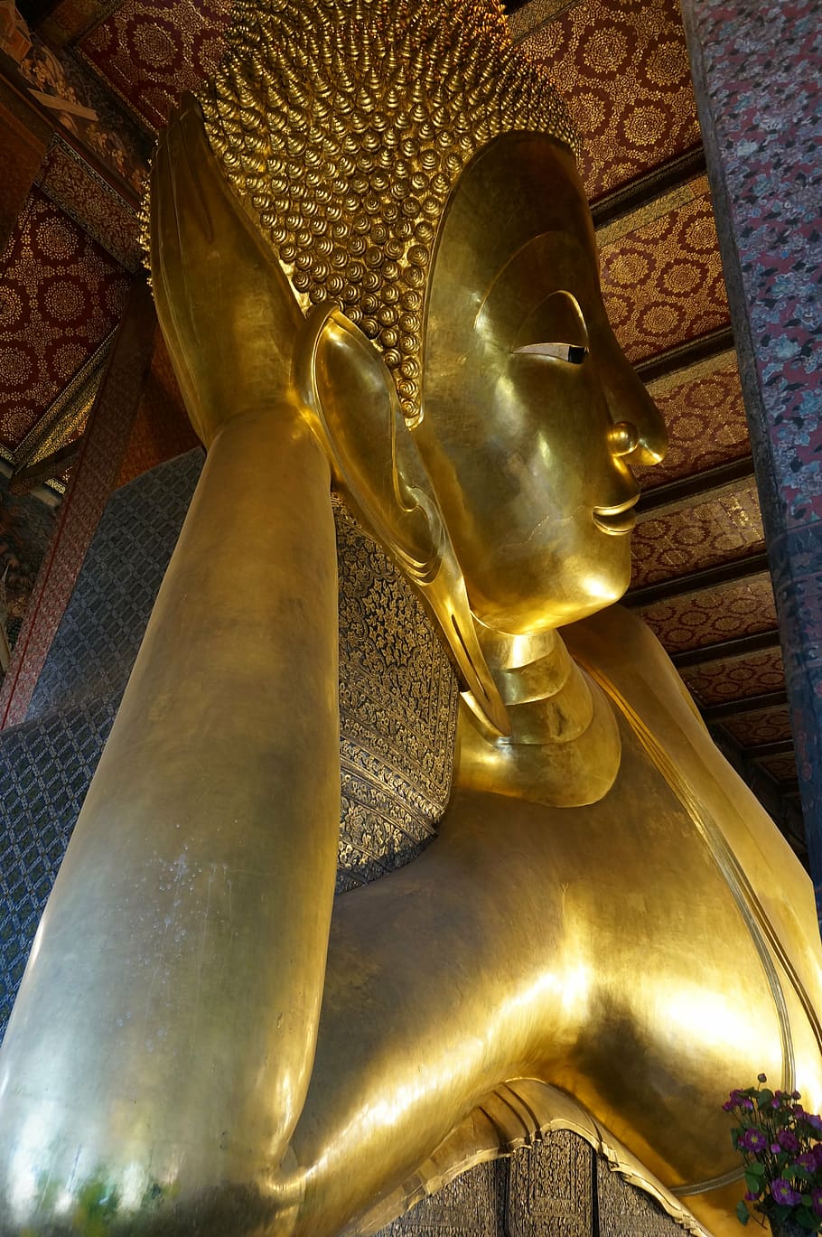 buddha, temple, bangkok, sculpture, statue, representation HD wallpaper
